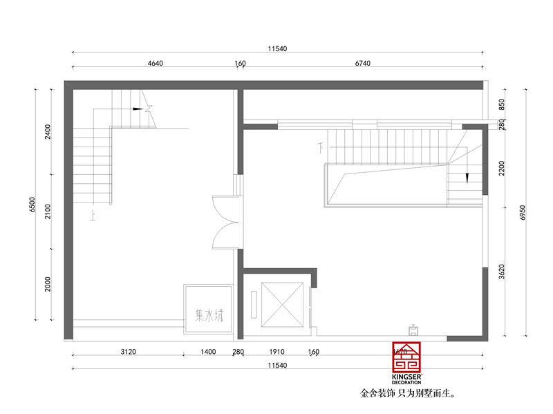 綠城桃花源300平米戶(hù)型負(fù)一原始平面圖